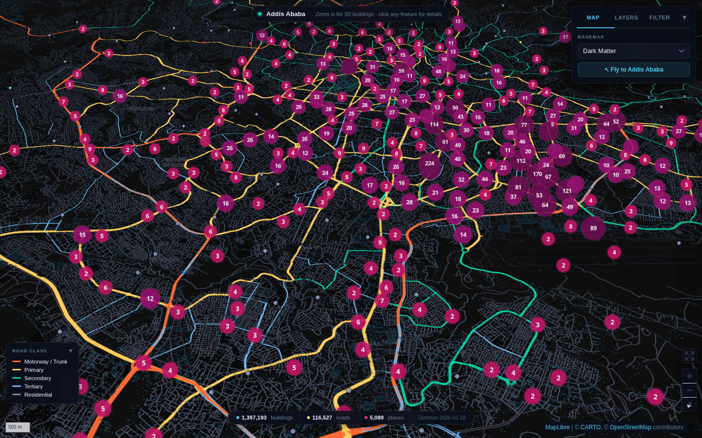 Addis Ababa 3D City Explorer