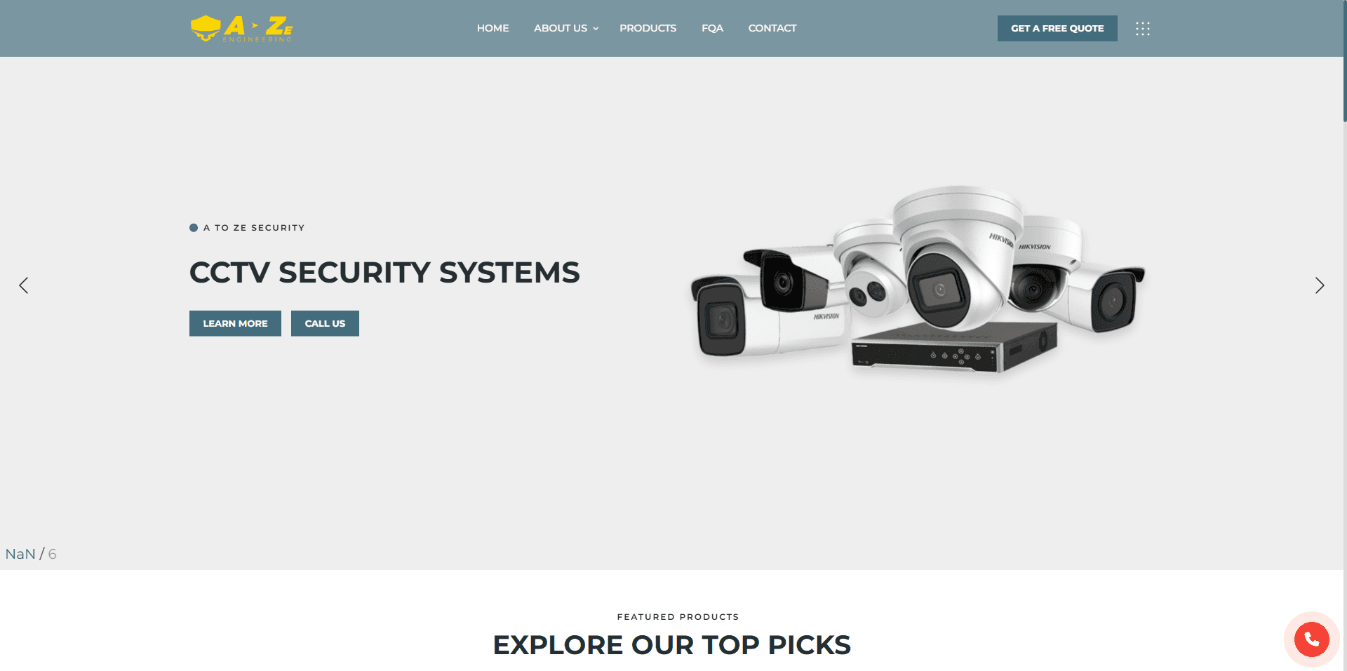 AtoZe Engineering Website & Admin CMS
