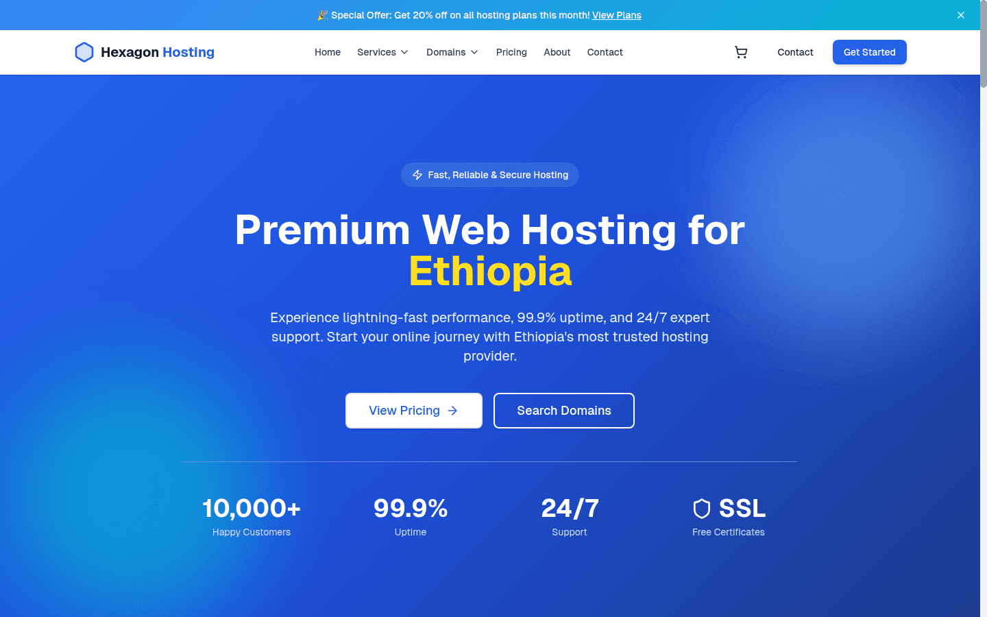 Hexagon Hosting Platform