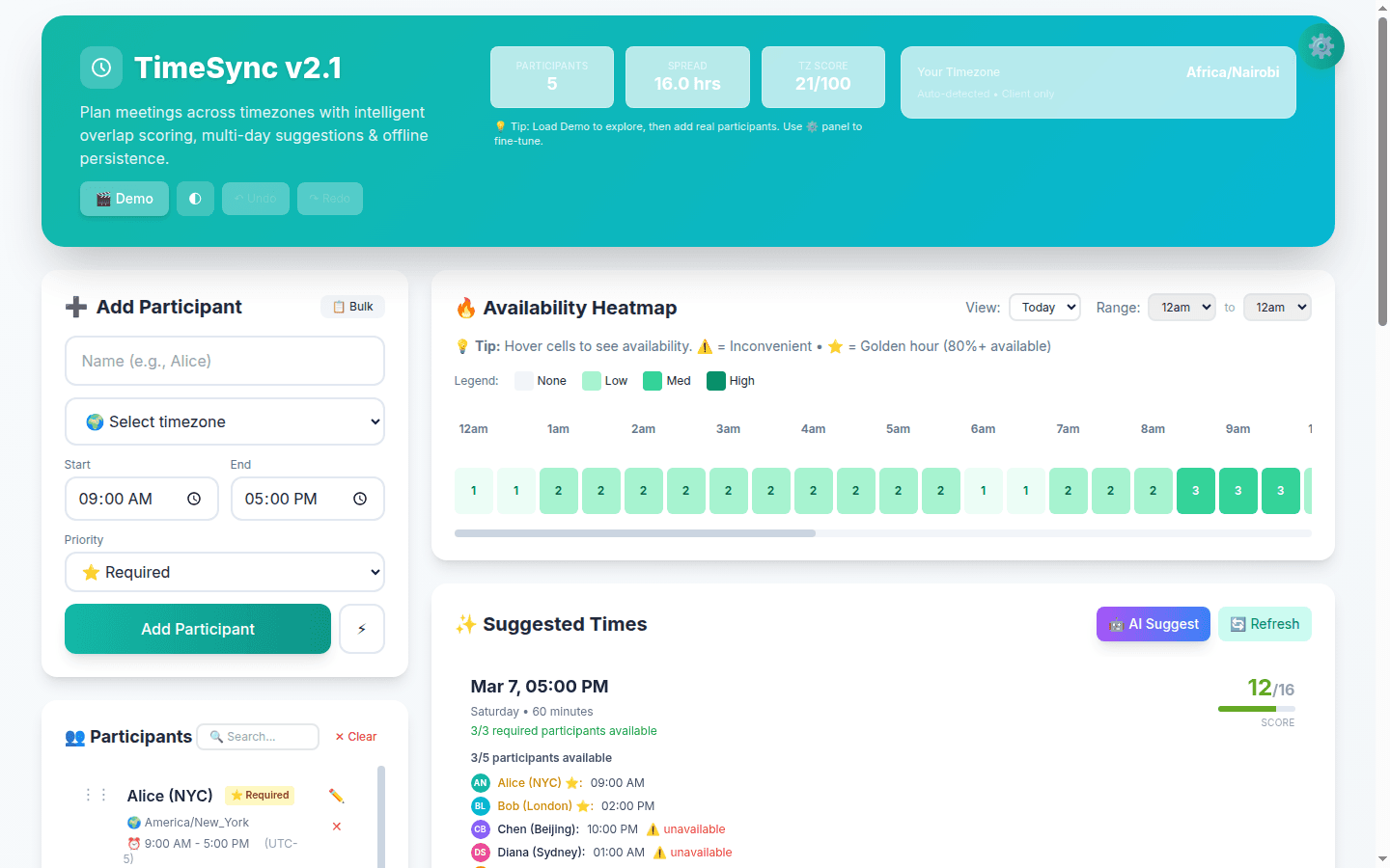 TimeSync v2.1